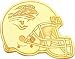 14K Gold NFL Jacksonville Jaguars Football Helmet Tie Tac