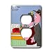 Londons Times Funny Animals Cartoons - Pig Funeral - SPAM - Light Switch Covers - 2 plug outlet cover
