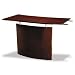 Mayline NBDGLCRY - Napoli Series Left-Hand Veneer Bridge, 48w x 24d x 29h, Sierra Cherry