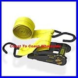 2 X 20' Ratchet Cargo Tie Down Strap by Cvf Supply