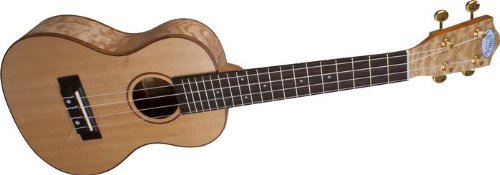 Lanikai LQA-C Concert Ukulele, Quilt Ash