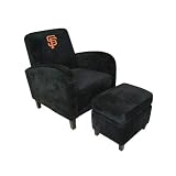 MLB Den Chair with Ottoman Team: San Diego Padres