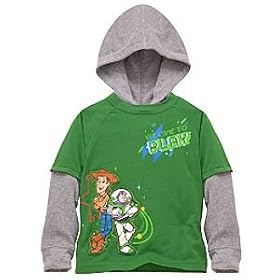 Disney Toy Story Long-Sleeve Tee with Hood for Toddler Boys