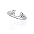 Sterling Silver 1/4 ct. Cubic Zirconia Wrap