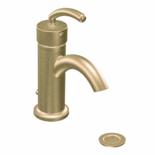 Moen CA6500BB Icon One-Handle Low Arc Bathroom Faucet, Brushed Bronze