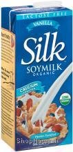 Vanilla Silk Soy Milk Vanilla Silk Soy Milk is a staple in our home. We drink about 2 gallons a week, at the very least. Weve tried several other brands, but always come back to Silk.
