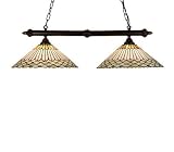 18856 - Jadestone Fishscale Two-Light Island