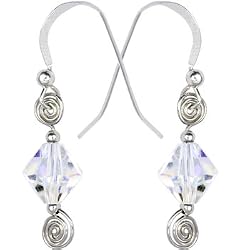 Handcrafted Crystal Aurora April Birthstone Earrings MADE WITH SWAROVSKI ELEMENTS