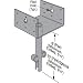 Simpson Strong Tie EPB66HDG 6x6 Post Elevated Post Base HDG