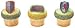 Narnia Prince Caspian Shield Cupcake Rings 12 Pack