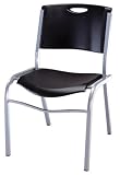 Lifetime 2830 Stack Chair Black Molded Seat Back