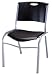 Lifetime 2830 Stack Chair Black Molded Seat Back