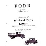 1929 1930 1931 FORD MODEL A AA Service Bulletins Manual by Ford