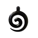 2 One Carved Bone pendant made from organic materials