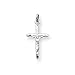 Sterling Silver Crucifix Pendant with 20 Inch Sterling Silver Chain