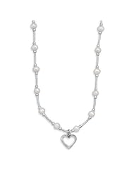 Cultured Freshwater Pearl with Open Heart Drop