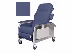 Lumex Clinical Care Recliner, 1 EA, Royal Blue