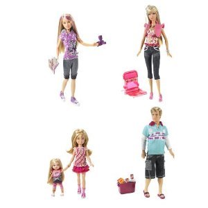 Barbie Camping Dolls Full Set: Barbie, Ken, Skipper, Stacie, Kelly | Toys