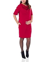 MENONOVE easy Vestido Premamá (Rojo Oscuro)
