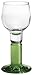Bormioli Rocco Limoncino Cordial Green Footed Shot Glasses, Set of 6