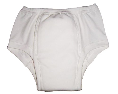 Baby Pants Adult - My First Training Pants - Extra Large White