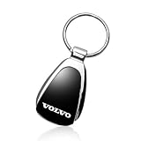 Volvo Black Tear Drop Key Chain