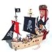 Yukon Express Wooden Pirate Ship Playset