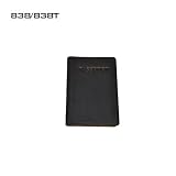 Passport Cover Color: Black Cashmere Napa Leather
