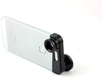 3-in-1 iPhone 5 Lenses (Wide-Angle + Fisheye + Macro) Silver - Bloobury