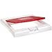 Bel-Art 132040000 White Bezel Cover with Red Panel, For Biohazard Incinerator Disposal Carton
