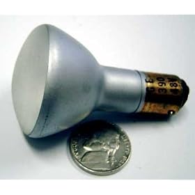 Sunray Lighting #1390 48 Volt R-12 Double Contact Bayonet Base Lamp With Frosted Lens