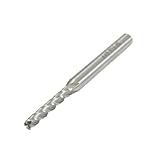 uxcell エンドミルカッター　フライス　HSS　アルミニウム　シルバートーン　27mm　67mm　16g　1本