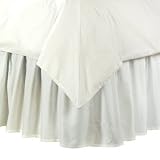 Twin Beige Fitted Bed Ruffle
