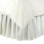 Queen Beige Fitted Bed Ruffle
