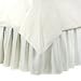 Queen Beige Fitted Bed Ruffle