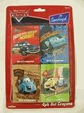Disney Pixar CARS Stationery- Officially licensed 4 pk Cars crayons