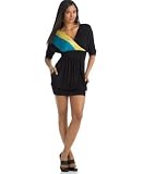 Baby Phat - Baby Phat Elbow-Sleeve Shirred Dress