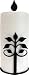 Leaf Fan Counter / Table Top Standing Paper Towel Holder/Rack Stand - Wrought Iron
