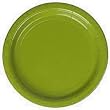 Paper Plates 7" dia - Wedding Party Supplies Tableware - (20 pcs) color: Lime Green