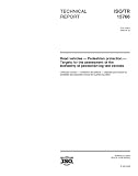 ISO/TR 15766:2000, Road vehicles -- Pedestrian protection -- Targets for the assessment of the biofidelity of pedestrian-leg test devices