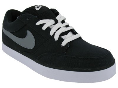 Nike Men's NIKE AVID CANVAS SKATE SHOES 13 (BLACK/COOL GREY/WHITE SOAR) On Sale