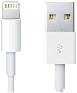 WHITE 8-pin to USB Sync Data Charger Cable compatible with iPhone 5s/5c/5, iPad 4 Mini iPod Touch by HTG-SHIPS FROM USA