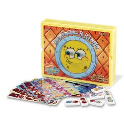 Cardinal Industries Spongebob Bingo Dominoes/Bingo in Metal Tin Box