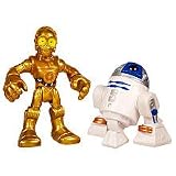 Star Wars 2011 Playskool Jedi Force Mini Figure 2Pack R2D2 C3POIMAGE