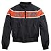 H-D Mens Race Team II Nylon Jacket-Black/Orange-2XLTall
