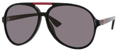 Emporio Armani Women's 9682/N Black Frame/Dark Grey Lens Plastic Sunglasses