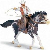 Childrens Toyshop  Toys : Cowboy with Lasso on Horse