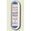 Spoon Rest ~ Blue Crab Bar and Grill ~ 11 inches x 3.5 inches ~ heavy ceramic ~ code 353