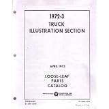1972 1973 DODGE TRUCK Parts Book List Guide Catalog by Dodge