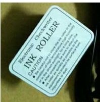 Check Writer Ink Roll